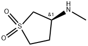 (S)-3-(methylamino)tetrahydrothiophene1,1-dioxide 化学構造式