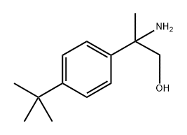 Benzeneethanol, β-amino-4-(1,1-dimethylethyl)-β-methyl- 化学構造式