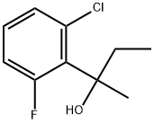 2-(2-chloro-6-fluorophenyl)butan-2-ol Structure