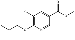 methyl 5-bromo-6-isobutoxynicotinate|