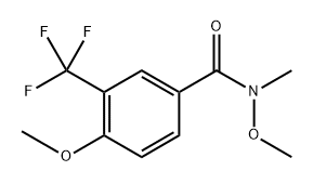 N,4-dimethoxy-N-methyl-3-(trifluoromethyl)benzamide Structure