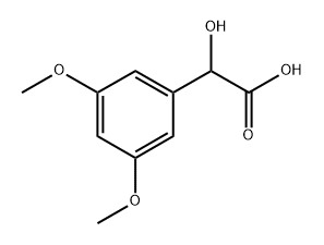 2-(3,5-二甲氧基苯基)-2-羟基乙酸,187752-49-4,结构式