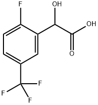 Benzeneacetic acid, 2-fluoro-α-hydroxy-5-(trifluoromethyl)- Struktur
