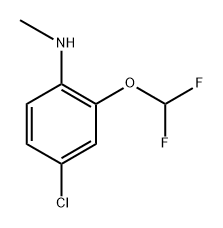 4-chloro-2-(difluoromethoxy)-N-methylaniline Structure