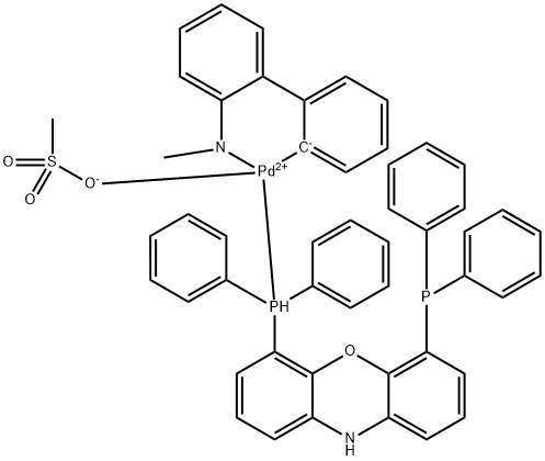 N-XantPhos Pd G4, 1878105-23-7, 结构式