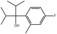 3-(4-fluoro-2-methylphenyl)-2,4-dimethylpentan-3-ol,1878127-78-6,结构式