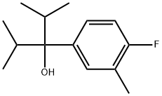 4-Fluoro-3-methyl-α,α-bis(1-methylethyl)benzenemethanol,1878534-86-1,结构式