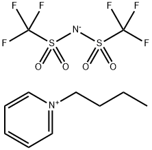1-BUTYLPYRIDINIUM BIS(TRIFLUOROMETHYLSULFONYL)IMIDE Struktur