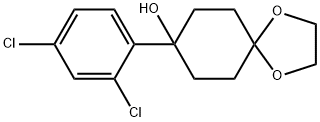 8-(2,4-dichlorophenyl)-1,4-dioxaspiro[4.5]decan-8-ol,1880070-43-8,结构式