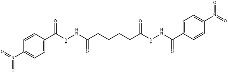N'1,N'6-bis(4-nitrobenzoyl)hexanedihydrazide,18805-67-9,结构式