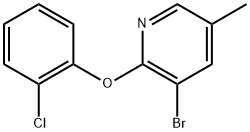 1880570-76-2 3-Bromo-2-(2-chlorophenoxy)-5-methylpyridine