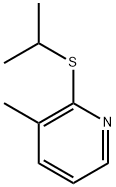 3-Methyl-2-[(1-methylethyl)thio]pyridine Struktur