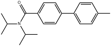 4'-Methyl-N,N-bis(1-methylethyl)[1,1'-biphenyl]-4-carboxamide Struktur