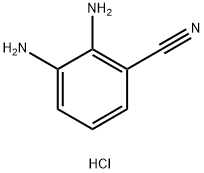 2,3-二氨基苯腈盐酸盐 结构式