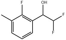 α-(Difluoromethyl)-2-fluoro-3-methylbenzenemethanol 结构式