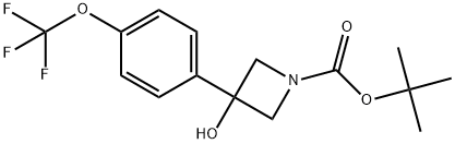 1882623-38-2 1-Azetidinecarboxylic acid, 3-hydroxy-3-[4-(trifluoromethoxy)phenyl]-, 1,1-dimethylethyl ester