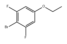 2-溴-5-乙氧基-1,3-二氟苯 结构式