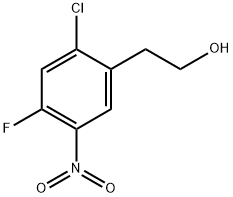 2-(2-Chloro-4-fluoro-5-nitrophenyl)ethan-1-ol Structure