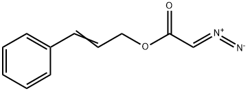 Acetic acid, 2-diazo-, 3-phenyl-2-propen-1-yl ester Structure