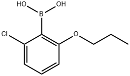 (2-chloro-6-propoxyphenyl)boronic acid Structure