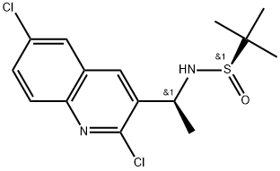 1887009-50-8 2-Propanesulfinamide, N-[(1S)-1-(2,6-dichloro-3-quinolinyl)ethyl]-2-methyl-, [S(R)]-