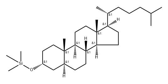 3α-Trimethylsilyloxy-5α-cholestane,18880-50-7,结构式