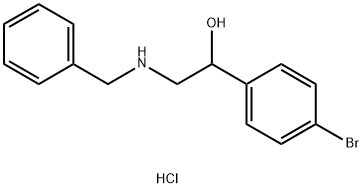 2-(benzylamino)-1-(4-bromophenyl)ethan-1-ol HCl Structure