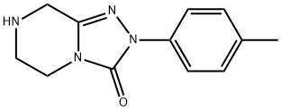 5,6,7,8-Tetrahydro-2-(4-methylphenyl)-1,2,4-triazolo[4,3-a]pyrazin-3(2H)-one Structure