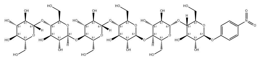 4-Nitrophenyl b-D-cellohexaoside,189095-18-9,结构式