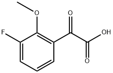 2-(3-fluoro-2-methoxyphenyl)-2-oxoacetic acid Structure