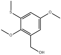 2,5-Dimethoxy-3-(methylthio)benzenemethanol Struktur