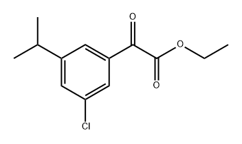 1891526-01-4 ethyl 2-(3-chloro-5-isopropylphenyl)-2-oxoacetate