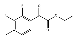 ethyl 2-(2,3-difluoro-4-methylphenyl)-2-oxoacetate Structure