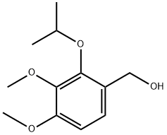 (2-Isopropoxy-3,4-dimethoxyphenyl)methanol Struktur