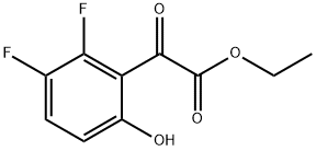 ethyl 2-(2,3-difluoro-6-hydroxyphenyl)-2-oxoacetate 结构式