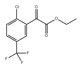 Ethyl 2-(2-chloro-5-(trifluoromethyl)phenyl)-2-oxoacetate,1891989-81-3,结构式