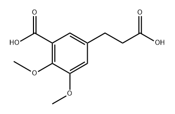 5-(2-carboxyethyl)-2,3-dimethoxybenzoic acid|