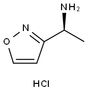 3-Isoxazolemethanamine, α-methyl-, hydrochloride (1:1), (αS)- Struktur