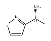 (R)-1-(异噁唑-3-基)乙胺,1892520-47-6,结构式
