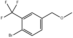 1-bromo-4-(methoxymethyl)-2-(trifluoromethyl)benzene Structure