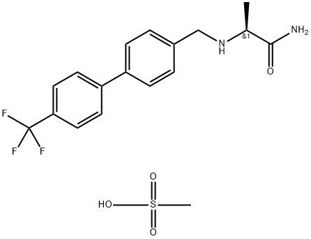 KDS2010|(S)-2-(((4'-(TRIFLUOROMETHYL)-[1,1'-BIPHENYL]-4-YL)METHYL)AMINO)PROPANAMIDE METHANESULFONIC ACID