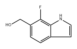 (7-Fluoro-1H-indol-6-yl)-methanol Structure
