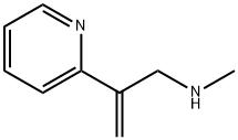 2-Pyridineethanamine, N-methyl-β-methylene- Struktur