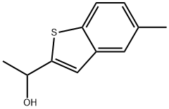 α,5-Dimethylbenzo[b]thiophene-2-methanol Structure