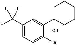 1-(2-bromo-5-(trifluoromethyl)phenyl)cyclohexanol|