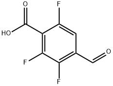 2,3,6-Trifluoro-4-formylbenzoic acid Structure