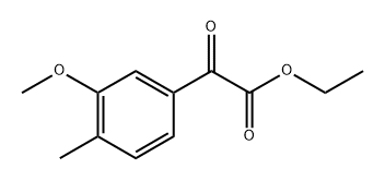 ethyl 2-(3-methoxy-4-methylphenyl)-2-oxoacetate Struktur