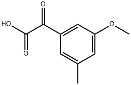 2-(3-methoxy-5-methylphenyl)-2-oxoacetic acid,1895326-47-2,结构式