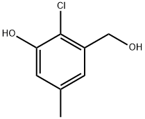 2-chloro-3-(hydroxymethyl)-5-methylphenol Structure