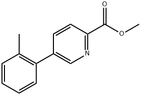 methyl 5-(4-methoxyphenyl)picolinate Structure